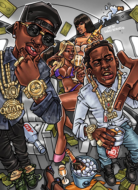 Young Thug x Rich Homie Quan “RG” posters by GP 20x30